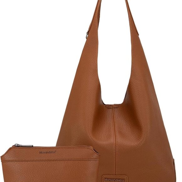 Hobo Bags Purse for Women Ultra Soft Foldable Shoulder Slouchy Handbags with Cos - Picture 1 of 9